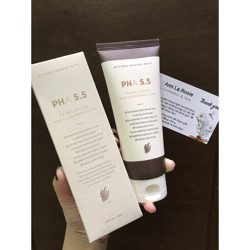 SỮA RỬA MẶT CÂN BẰNG DA PHA 5.5 pH Blancing PHA Cleansing Foam 150ml