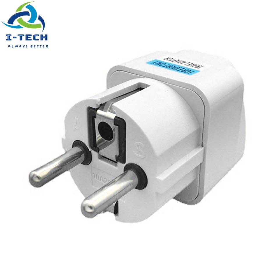 ⚡Khuyến mại⚡Universal EU Plug Adapter International To EU Euro KR Travel Adapter Electrical Plug Converter Power Socket