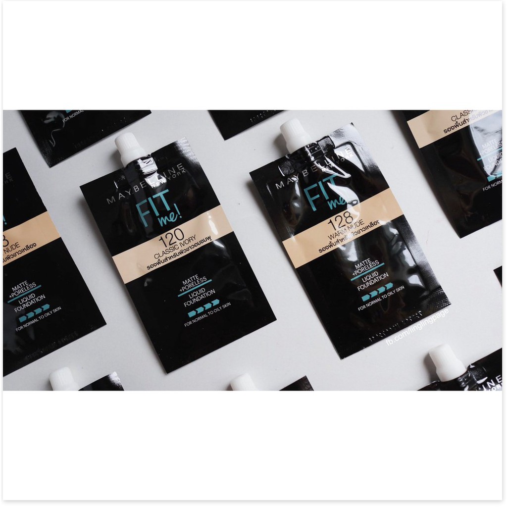 [Mã giảm giá mỹ phẩm chính hãng] Combo 6 Kem Nền Mịn Lì Maybelline Fit Me Matte Poreless Foundation 5mlx6 | BigBuy360 - bigbuy360.vn