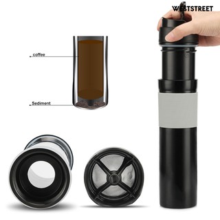 Bình pha trà cà phê 300ml cầm tay kiểu Pháp