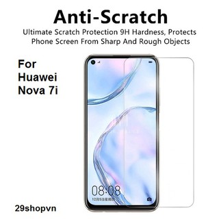 Kính cường lực Huawei Nova 7i (Trong suốt)