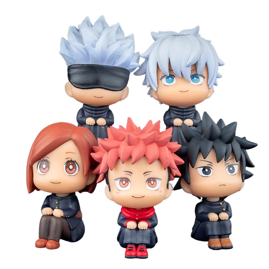 Mô Hình JUJUTSU KAISEN - Chú Thuật Hồi Chiến Chibi  Megumi , Nobara , Yuji Itadori , Gojo Satoru