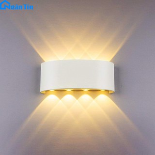 Đèn Led hắt tường treo tường gắn tường trong nhà ngoài trời 2 bóng 4 bóng 6 bóng 8 bóng Led 220V VNT624 Ngân Tin
