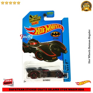 HOT WHEELS Mô hình xe Batman màu đen đỏ