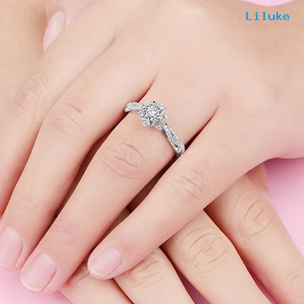 Nhẫn Nữ Đính Đá Thời Trang Thanh Lịch