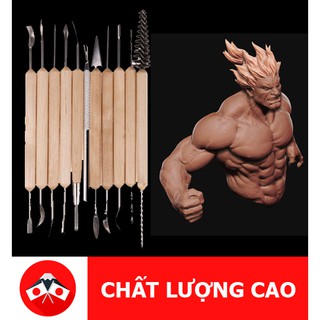 Dụng cụ 11 cây 22 đầu Thép Hàng Mỹ Điêu khắc Tượng, Đất Sét Nhật, Mô Hình Phim Trường 