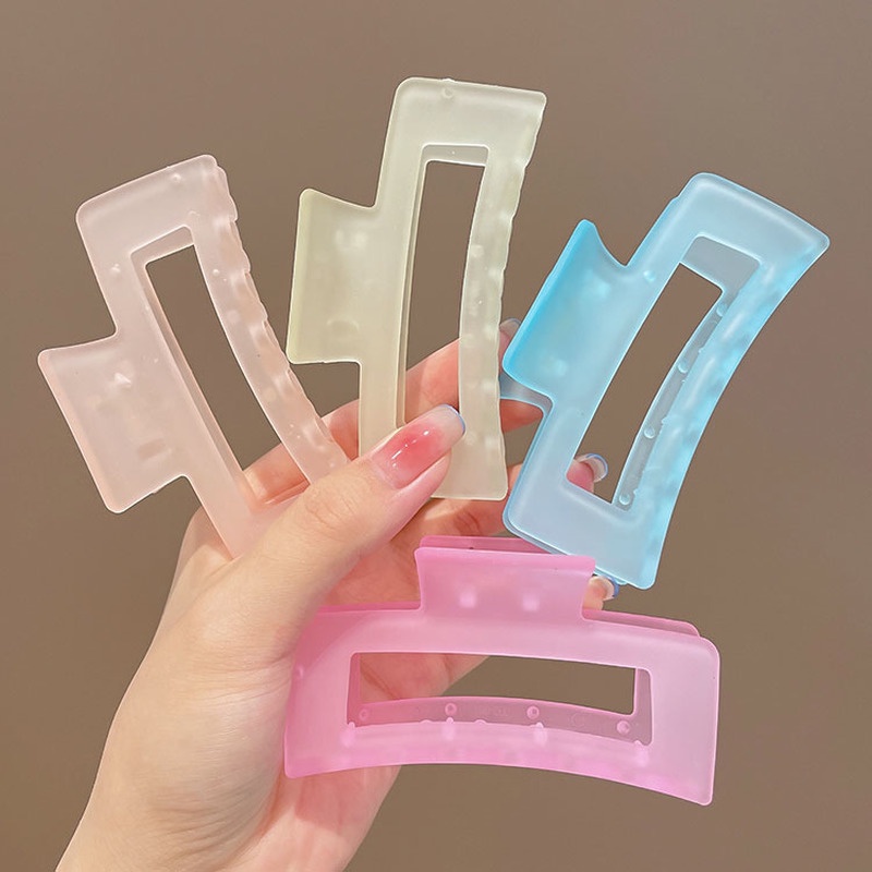 Kẹp Tóc Càng Cua Lớn Màu Kẹo Thời Trang Hàn Quốc Cho Nữ