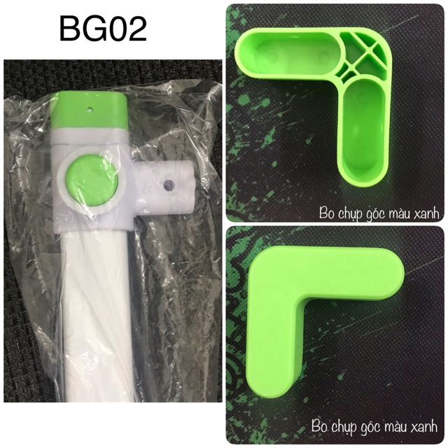 PHỤ KIỆN THANH CHẮN GIƯỜNG BABY SMILES (chụp góc, nút bấm)