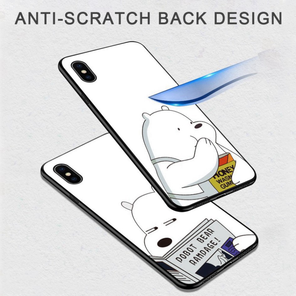 Ốp Lưng Iphone In Hình Hoat Hình Gấu Cute,Chất 5/5s/6/6splus/7/7plus/8/8plus/x/xr/xs/11/12/pro/max/plus/promax
