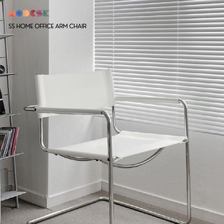 Mua Ghế Studio MODESK Home Ofice Arm Chair Black and White Khung Inox 304 Da Simili D500xR500xC800mm