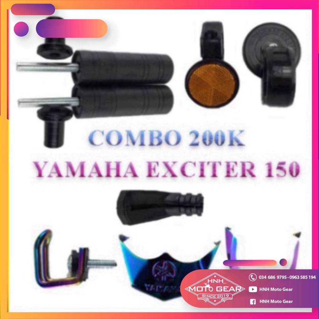 Yamaha Exciter 150 - Bộ Trang Trí 5 Món Hàng Đẹp