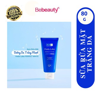 Sữa rửa mặt trắng da Hada Labo Perfect White Arbutin Cleanser 80g - 0513928