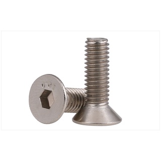 Bu Lông Lục Giác Chìm Đầu Dẹt Cường Độ Cao M2.5 M3 Grade 10.9