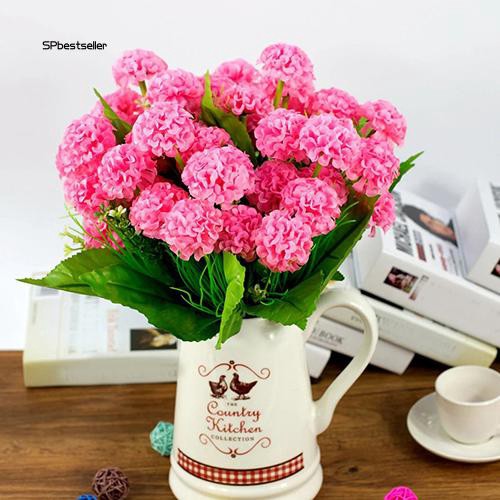 Bộ 9 hoa cẩm tú cầu nhân tạo xinh xắn trang trí tiệc cưới