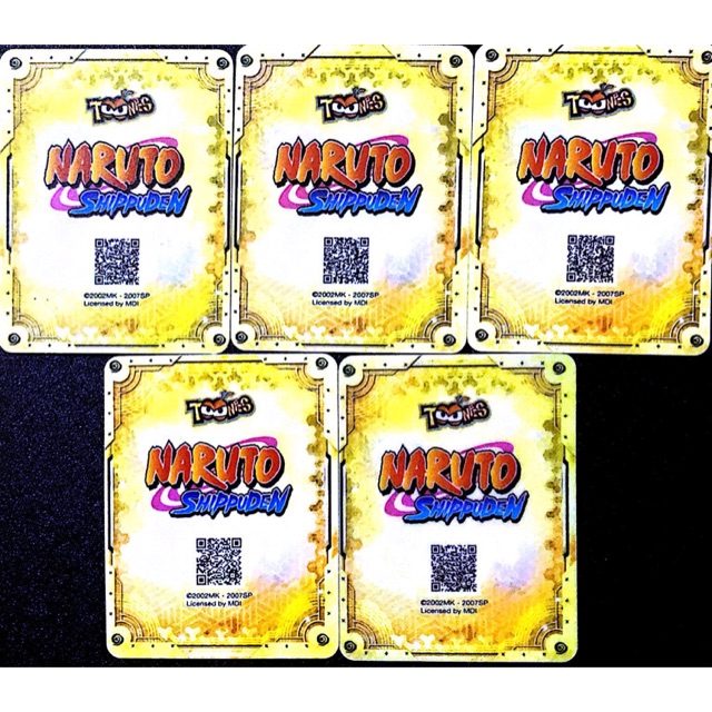 Ngẫu nhiên 5 thẻ Toonies mùa Naruto