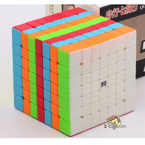 Rubik 7x7 Qiyi QiXing Stickerless (Tặng Dầu Bôi Trơn Và Chân Đế) - Rubik 7x7x7 Rubik Cao Cấp Thách Thức Trí Tuệ