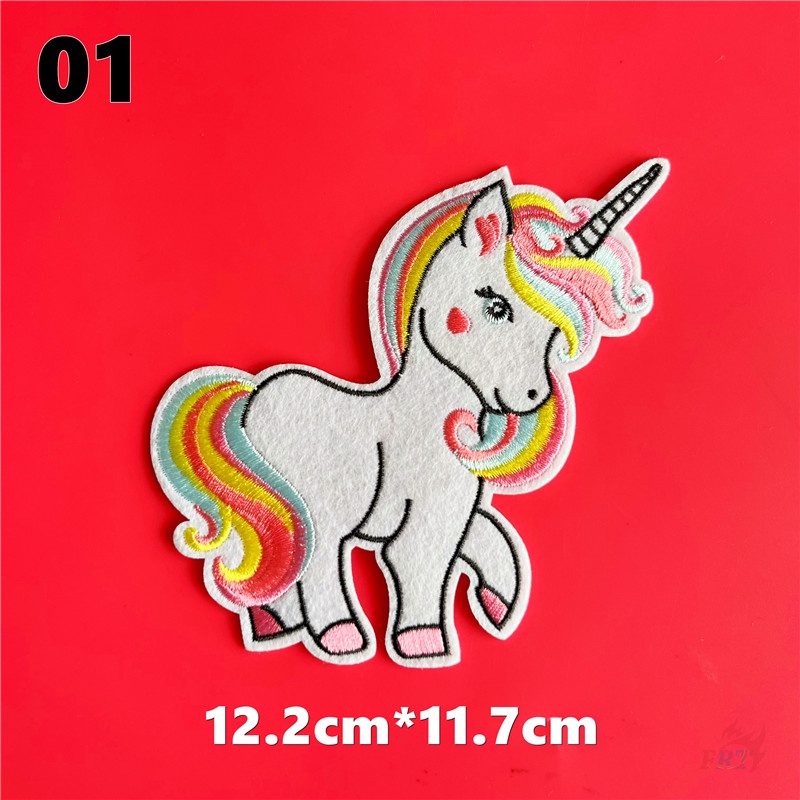 ☸ Sticker Ủi Thêu Hình Kì Lân ☸ 1 Huy Hiệu Cài Áo Hình Động Vật Hoạt Hình Ngộ Nghĩnh