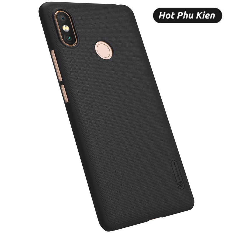 BH[ 1 ĐỔI 1]Ốp lưng sần Xiaomi Mi Max 3 Nillkin mặt lưng nhung mịn (Tặng kèm 1 miếng dán màn hình hoặc đế dựng điện thoạ