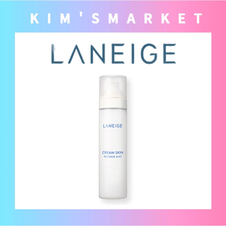 ✨Laneige✨(120ml) Mist kem Cream Skin Mist kim's market Bong bóng làm sạch lớn Chống lão hoá Làm ẩm Mụn trứng cá Nhạy cảm Lấp lánh Da trắng Lỗ chân lông Đầu đen Vòng tròn tối Da khô Trí tuệ Kem Ampoule Chất keo Huyết thanh Tiếng Hàn Mỹ phẩm K B