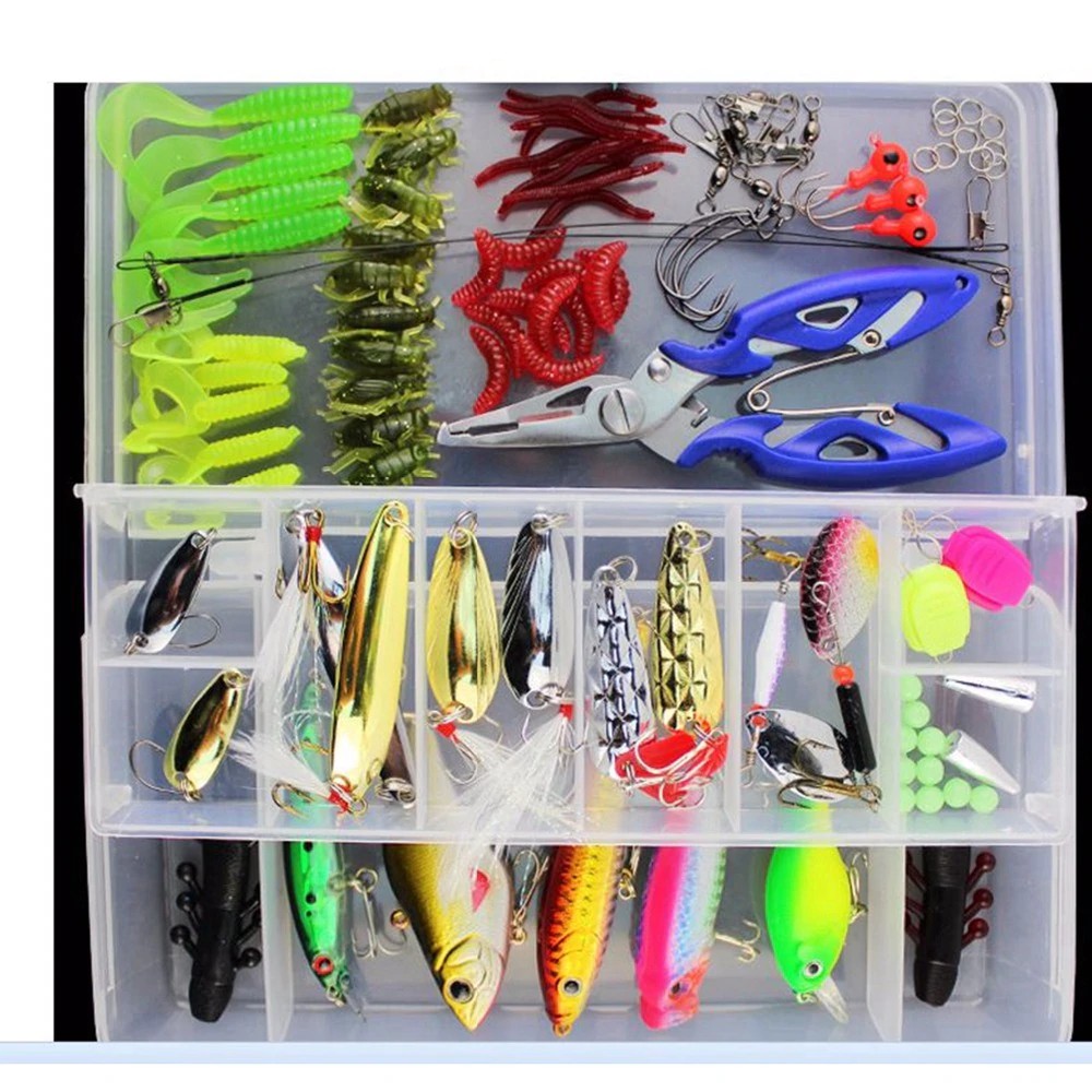 Bộ 100 mồi giả câu cá