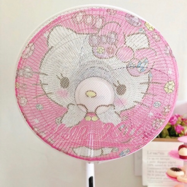 Trùm quạt Hello Kitty