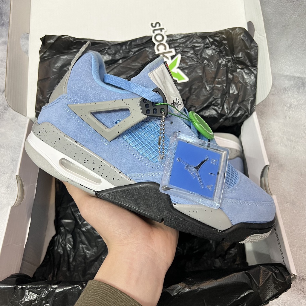 Giày Sneaker Jordan 4 Retro “University Blue” - Bản Tiêu Chuẩn