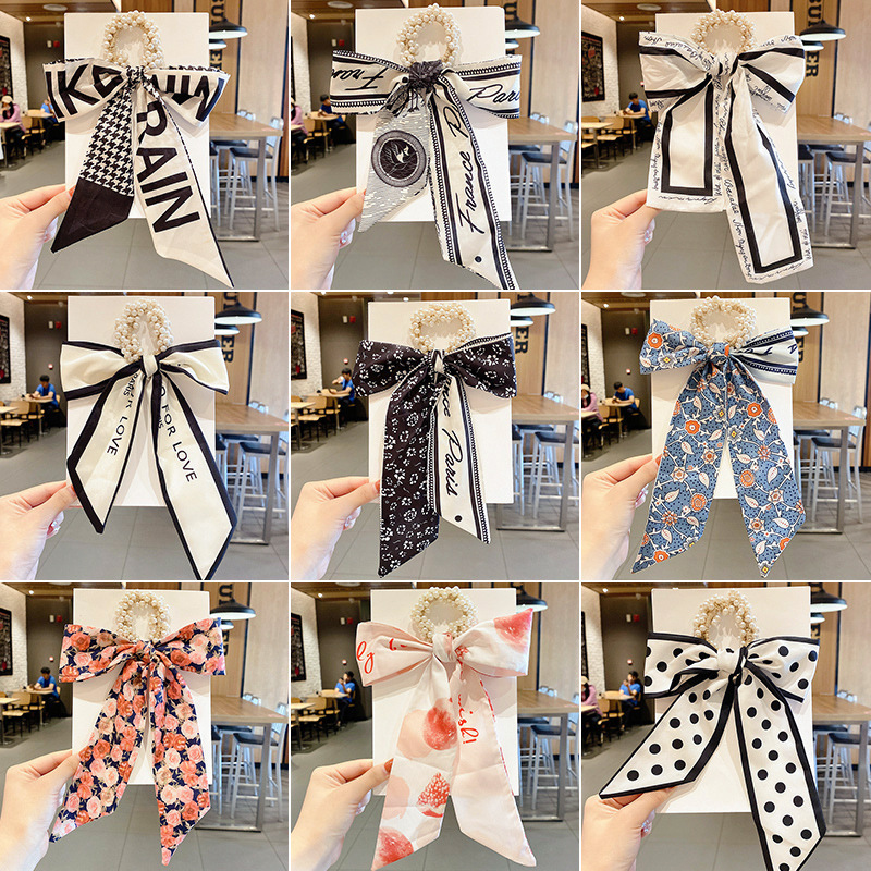 Dây Buộc Tóc Có Chi Tiết Nơ Thời Trang Xinh Xắn Cho Nữ