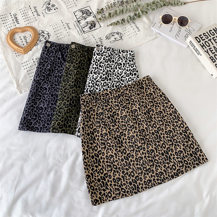 [ Mã FADIRECT20 giảm 20K đơn 150K] (Cv500) chân váy da beo báo hổ 4 màu size S đến XL | BigBuy360 - bigbuy360.vn