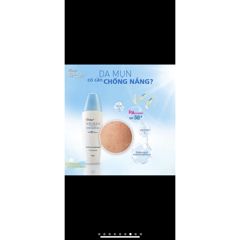 Skin aqua acne clear Milk 25g ( mẫu mơi 2021)