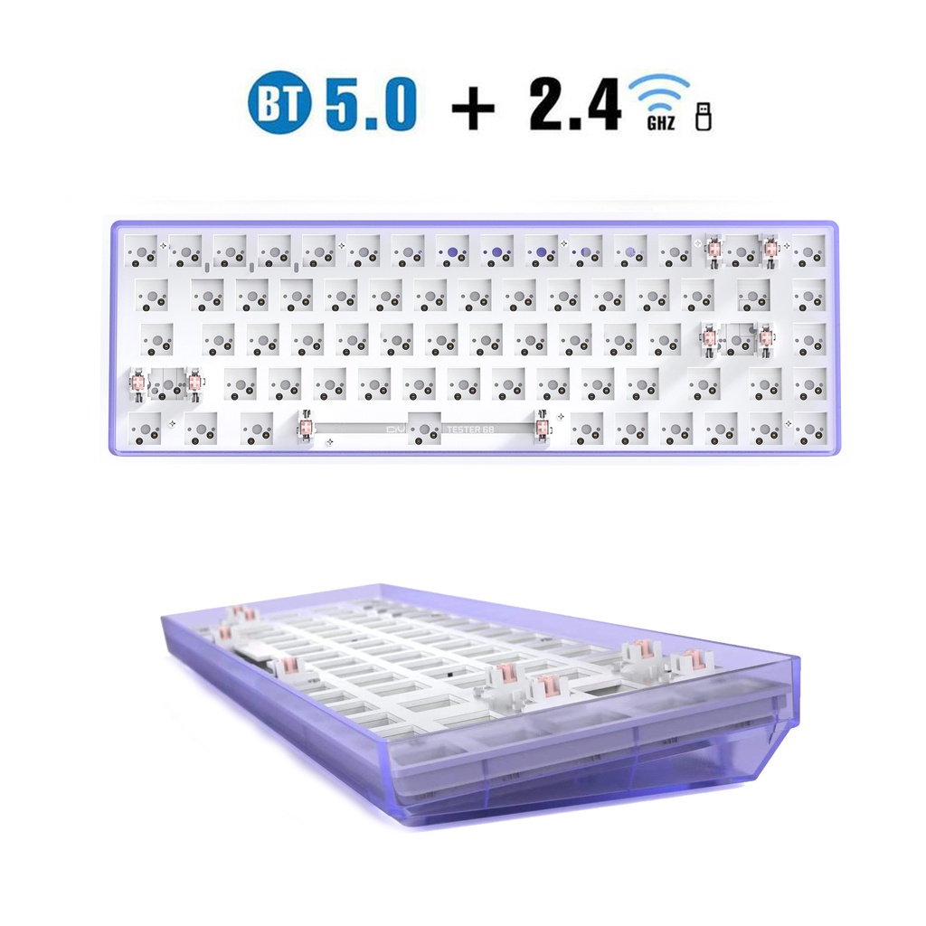 Kit Tester 68 Trắng Không Dây, Bluetooth