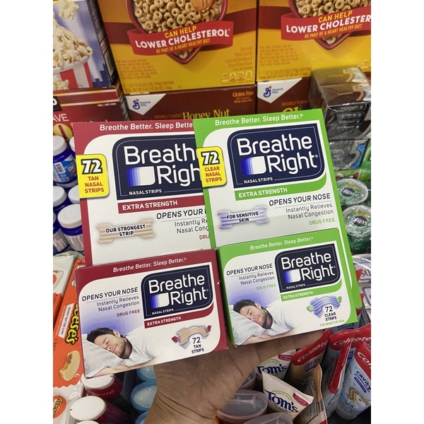 Miếng dán chống ngáy Breathe Right - Tách lẻ