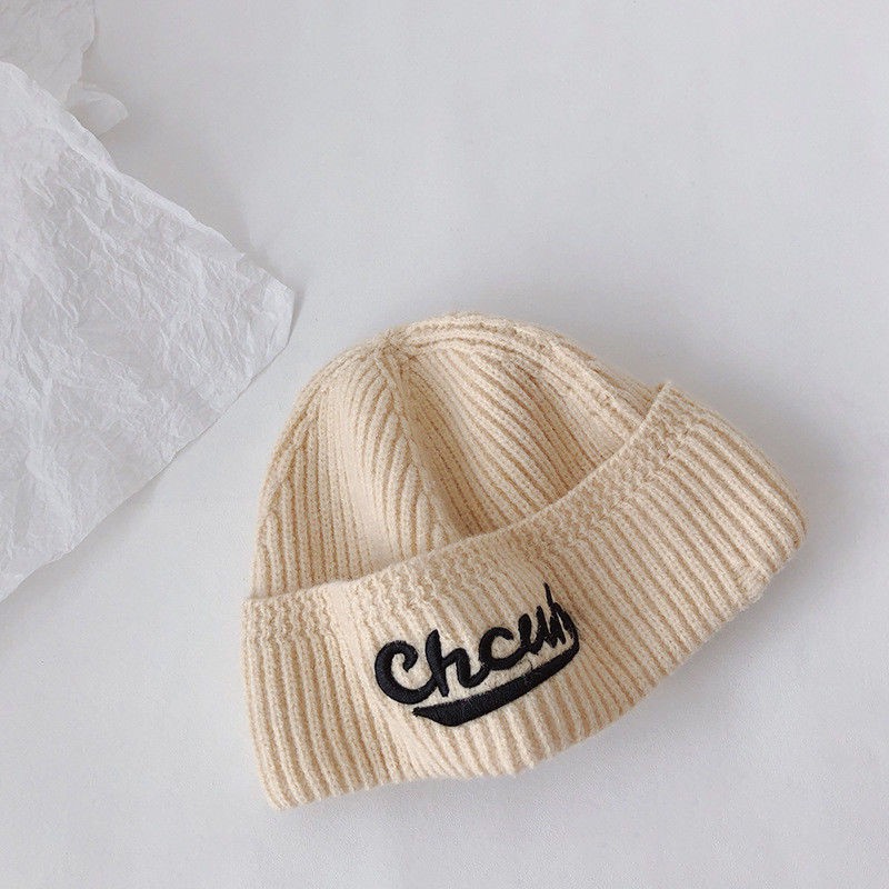 Mũ len dệt kim thời trang thu đông cho bé