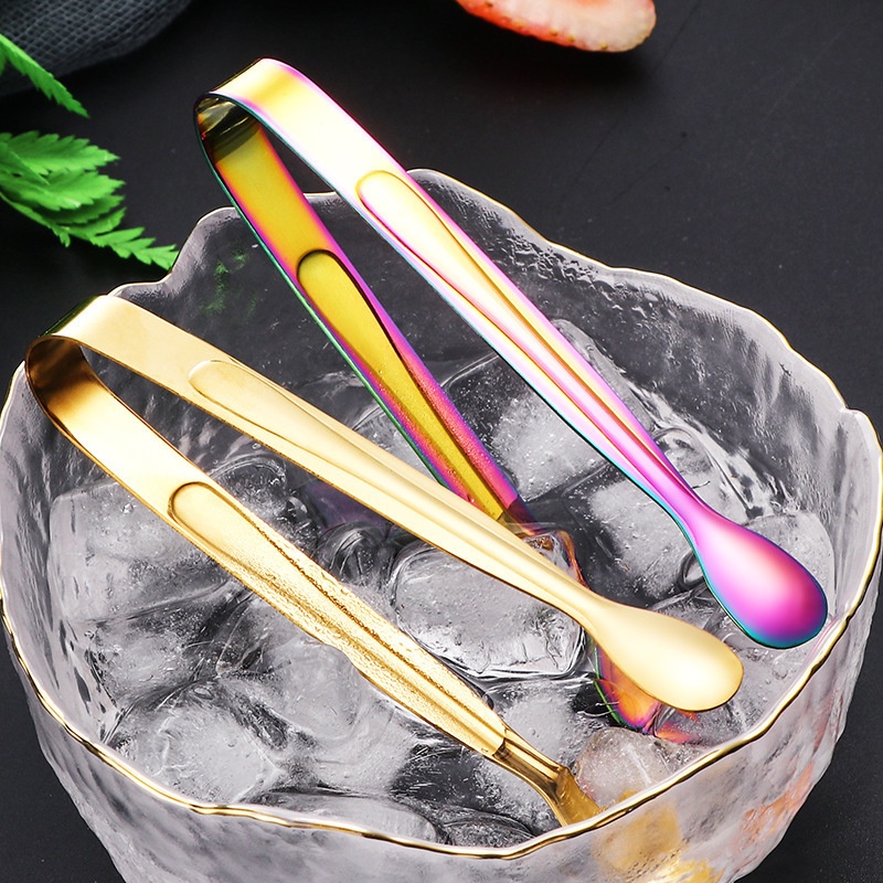 Kẹp gắp đường Mini bằng thép không gỉ tiện lợi