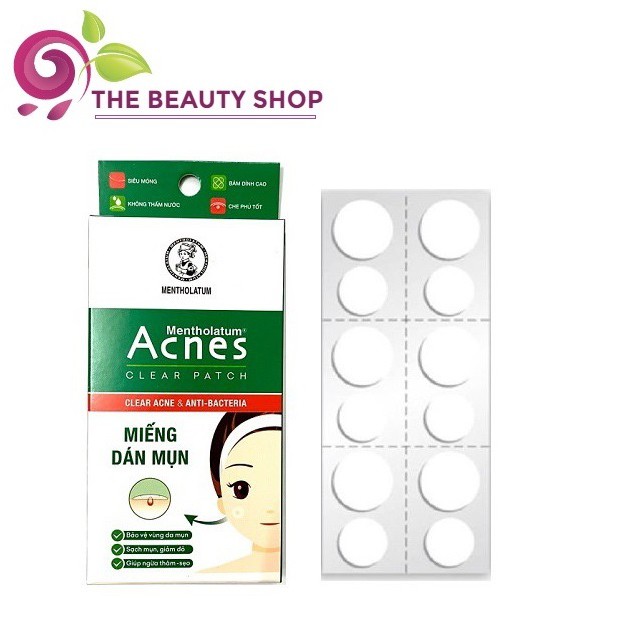 Miếng dán mụn Acnes 24 miếng (có 1 nhíp nhựa bên trong)