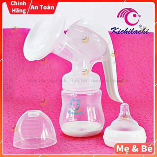 Máy Hút Sữa Cầm Tay Silicon Mềm An Toàn Kichi( Tặng 6 Túi Trữ Sữa )