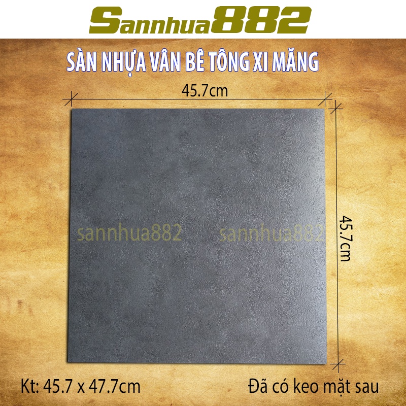 Sàn nhựa vân xi măng bê tông chất đẹp hàng loại 1
