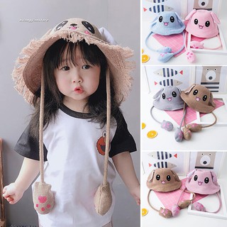 Nón tai bèo thiết kế hình thỏ đáng yêu dễ thương có thể cử động tai độc đáo dành cho bé gái