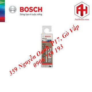 Bộ mũi khoan Inox Bosch HSS-Co 2mm (10 mũi)