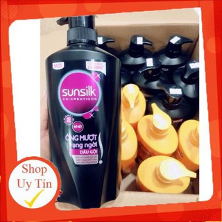 Dầu gội Sunsilk đen óng mượt
