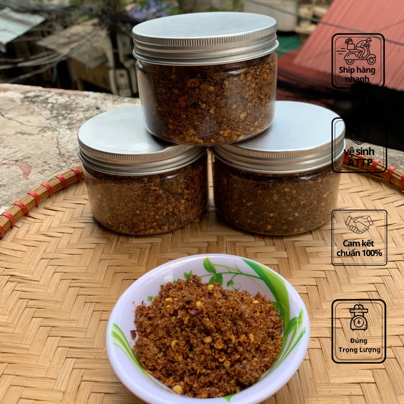 Chẩm chéo Tây Bắc hàng loại ngon nhiều hạt Mắc Khén, Hạt Dổi Nếp Rừng thơm lừng, hũ to