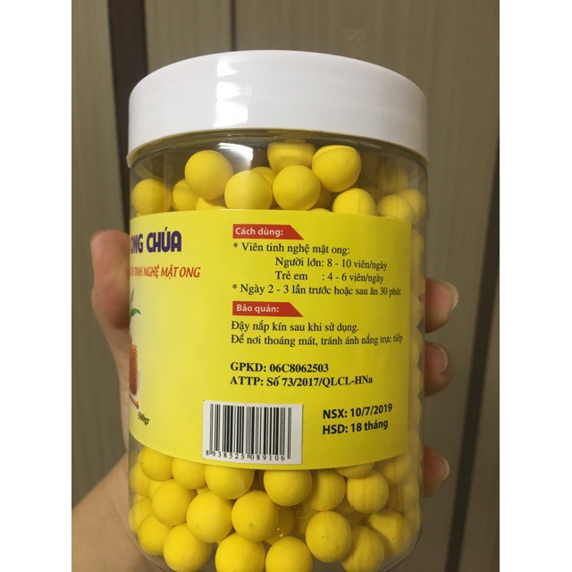 500gr viên nghệ sữa ong chúa có giấy chứng nhận ATTP | BigBuy360 - bigbuy360.vn