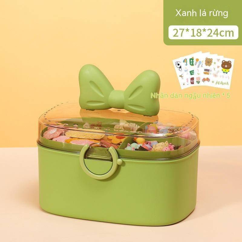 Hộp Đựng Kẹp Tóc / Băng Đô Bằng Cao Su Tiện Lợi