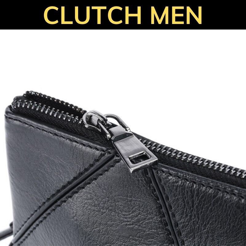 Ví cầm tay Nam -BH 24 tháng- clutch Nam phong cách Hàn Quốc-ngăn chứa đồ siêu rộng