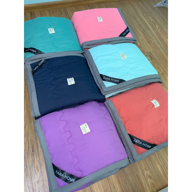 Chăn  zara  mẫu mới nhập khẩu Kèm Túi  Siêu Mềm Thoáng 2m x 2m3