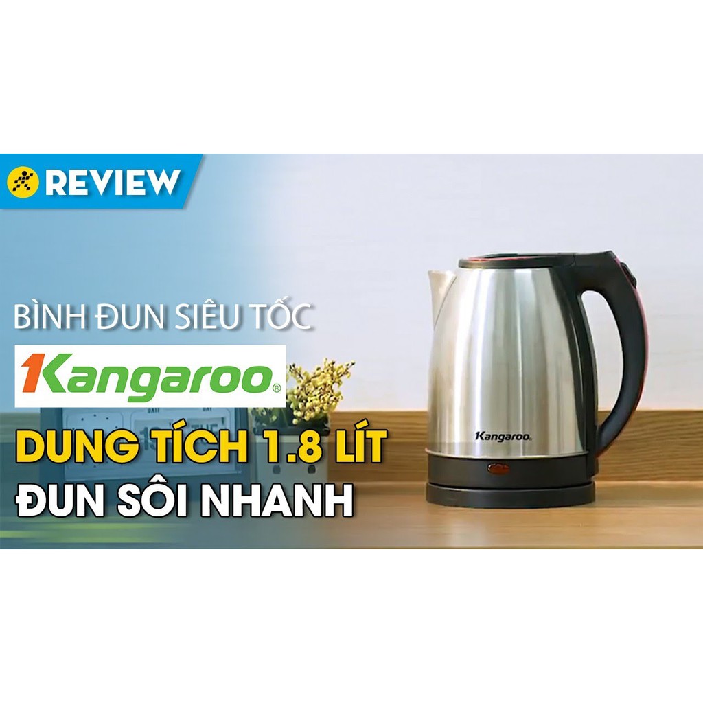 [GIAO HỎA TỐC 1H] ẤM SIÊU TỐC KANGAROO chính hãng