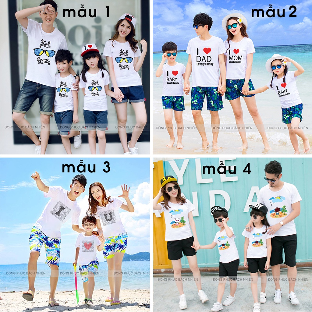ÁO THUN ĐI BIỂN - ÁO GIA ĐÌNH - TEAMBUILDING CÁC MẪU HOT