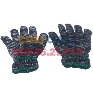 Găng tay lao động len kim 7 màu 70g (1 đôi) - Bảo hộ an toàn