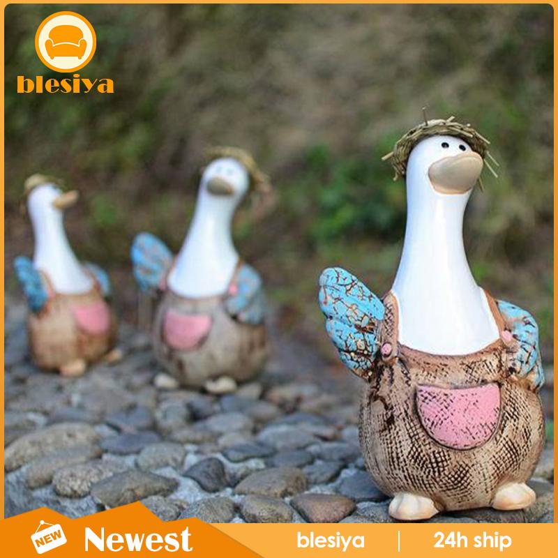 Đồ trang trí Chú Vịt Bằng Gốm Trang Trí Sân Vườn