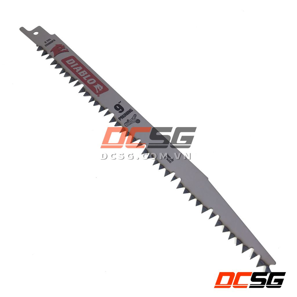 Lưỡi cưa kiếm cắt tỉa cành cây 9&quot;-220mm DIABLO DS0905FG5 (01 lưỡi) | DCSG