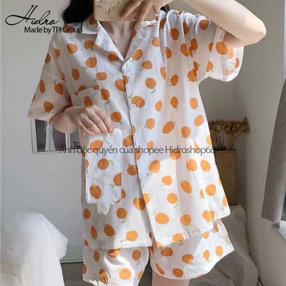 Bộ ngủ pijama tay ngắn mẫu mới nhất